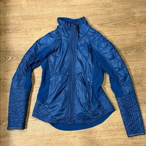 Lululemon Run Bundle Up Jacket Limitless Blue Size 8